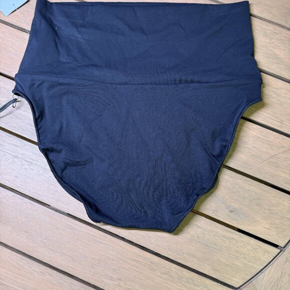 It's Now Cool The Contour Black High Waist Pant Bikini Bottom Size XXL NEW - Picture 3 of 6